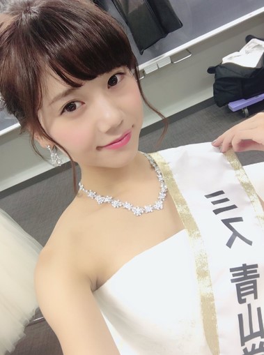 ミス青山2017でグランプリを獲得した今井美桜アナ