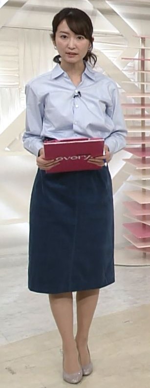 中島芽生アナのスカート画像