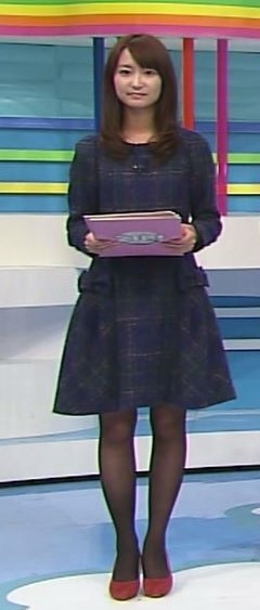 中島芽生アナのスカート画像