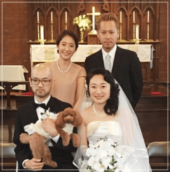 吉田明世姉結婚式