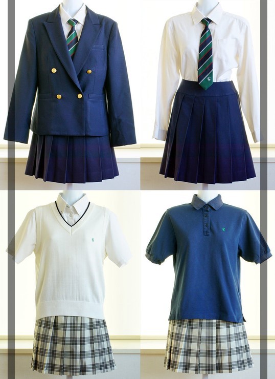 成實陽菜アナの出身校、中央大学杉並高校の制服がかわいい