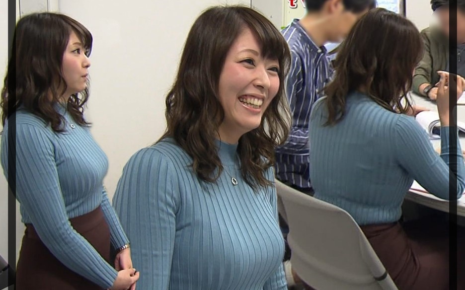 岡村帆奈美アナのカップサイズ検証画像