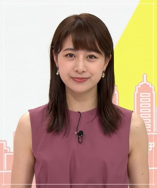 林美沙希アナのノースリーブ衣装