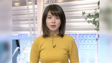 皆川玲奈アナのニット画像がかわいい！足も美脚でカップやスリーサイズも凄い！？