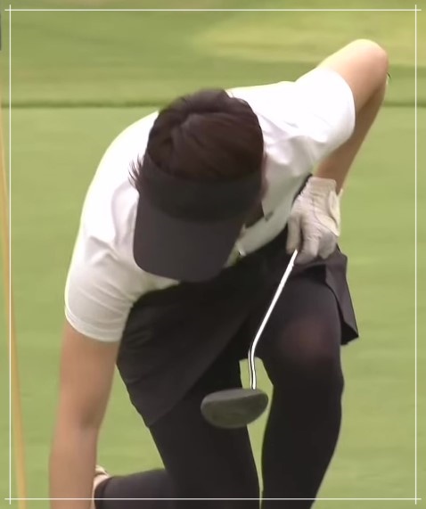 久保田直子アナのゴルフウェア画像
