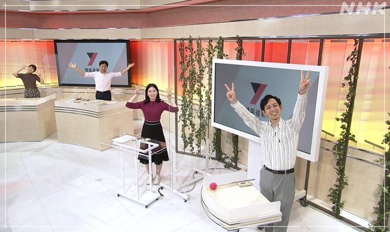 NHK山口放送局で「情報維新!やまぐち」のスポーツコーナーを担当している山田奈穂