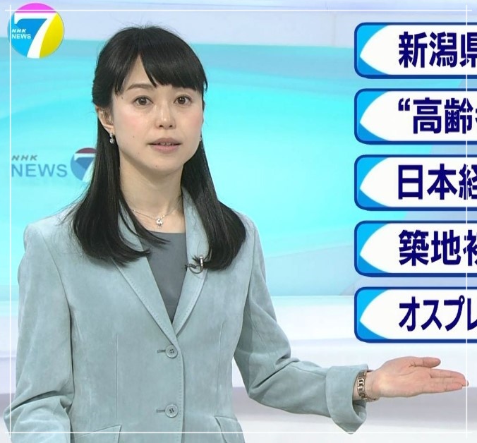 NHKの女子アナウンサー、池田伸子アナ