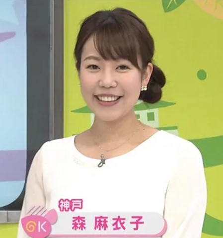 NHK神戸放送局の女子アナウンサー、森麻衣子アナ