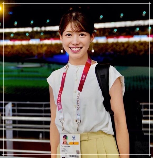 東京2020パラリンピック取材中の丸山裕理アナ