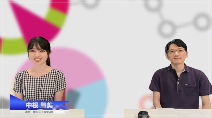 「データスタジアム」のYouTube公式チャンネルで進行役を務める中根舞美アナ