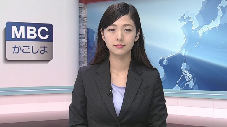 MBC南日本放送森万由子アナ、2018年8月18日のニュース放送時