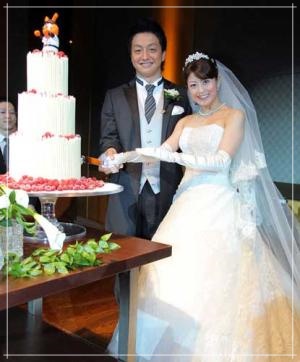 フリーアナウンサー森麻季アナ、澤村拓一投手との結婚式の様子