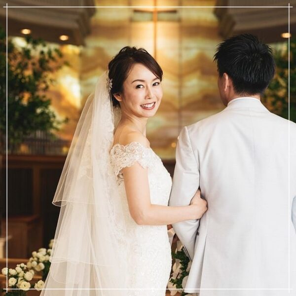 フリーアナウンサー宮崎宣子アナ、再婚相手との結婚式の写真