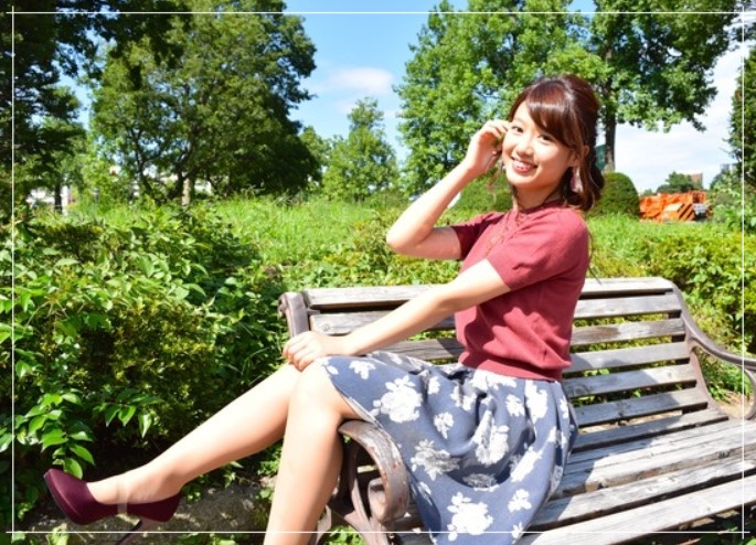 東京MXの女子アナウンサー、田中陽南アナのかわいい画像