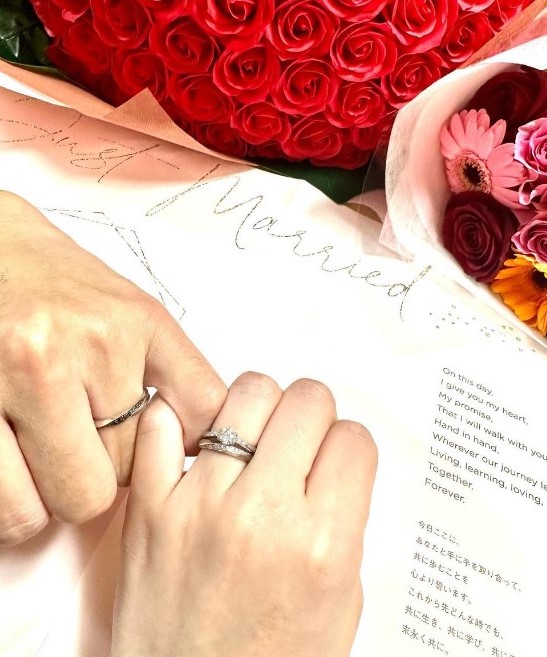 結婚を発表した大坪奈津子アナの結婚指輪