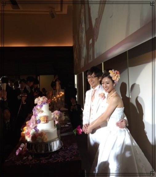 小嶋沙耶香アナと明神宣之さんの結婚式