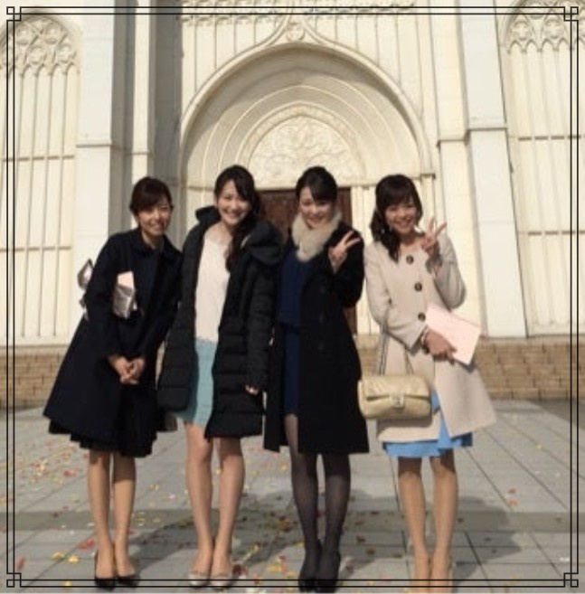 小嶋沙耶香アナと明神宣之さんの結婚式に集った同期アナウンサー