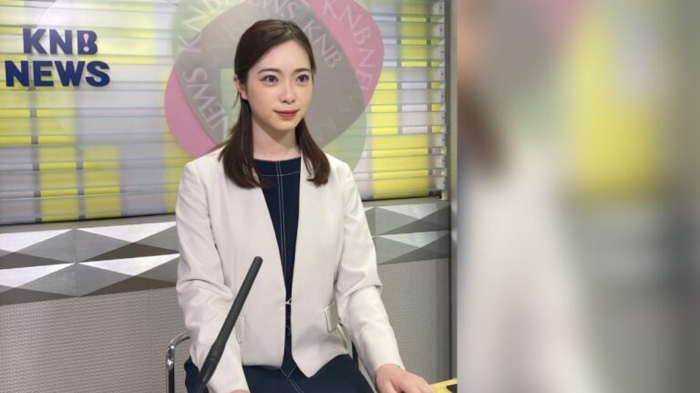 KNB北日本放送の女子アナウンサー、平百恵アナ