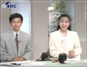 岩手放送（IBC）村松文代アナ、ニュースエコー出演の様子