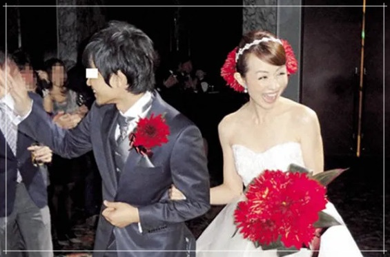フリーアナウンサー平井理央アナ、結婚式の写真
