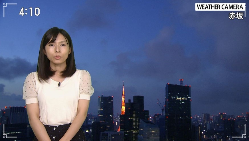 ウェザーマップ所属で現在「TBS NEWS」の気象キャスターを務める丸田絵里子の左手薬指に光る結婚指輪