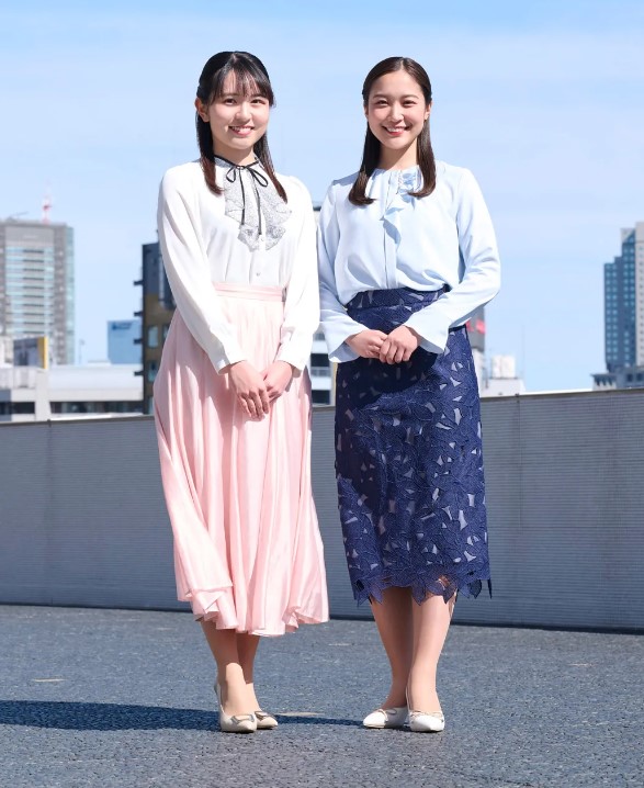 テレビ朝日の2024年新人女子アナウンサー、三山賀子アナと同期の松岡朱里アナ