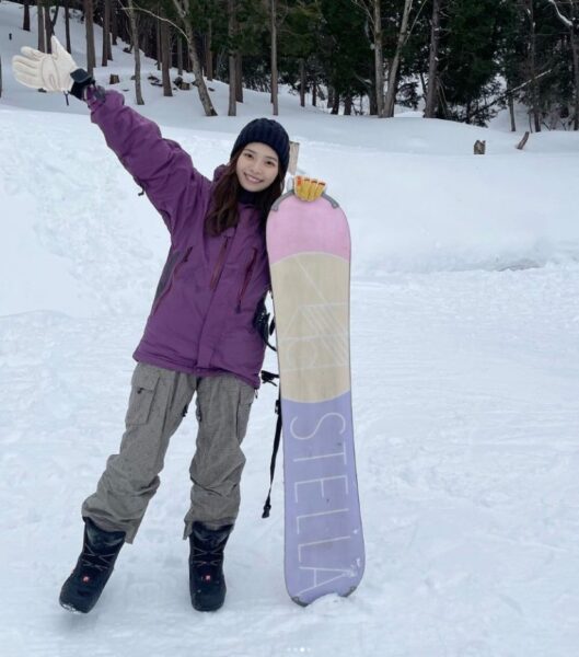 中井優里スノボ