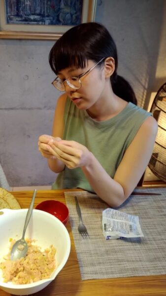 RBC琉球放送 仲村美涼アナ 餃子