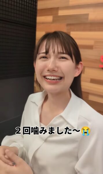 酒井愛菜初テレビニュース
