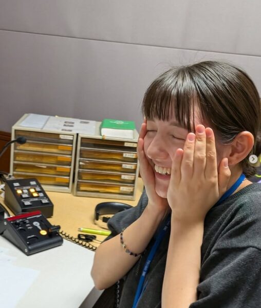 酒井愛菜初ラジオニュース