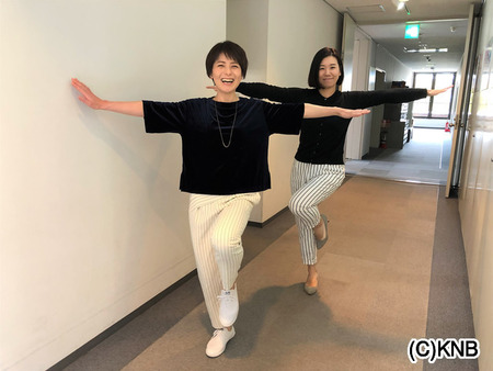 武道優美子アナと岡本恭レポーター画像
