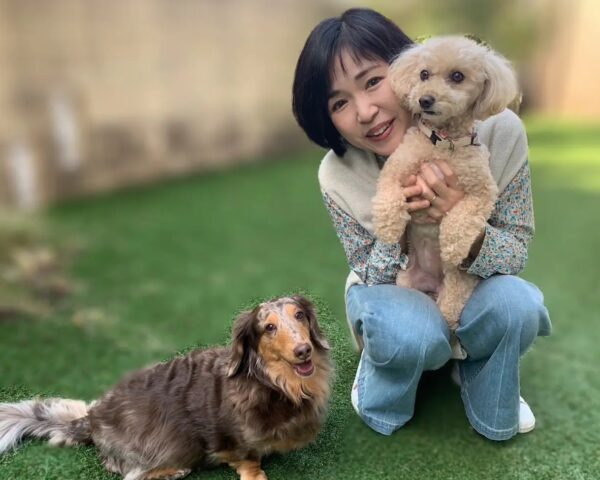 KNB北日本放送 平島亜由美アナ 家のワンコと