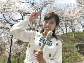 江口アミアナの「ZIP!」生中継画像