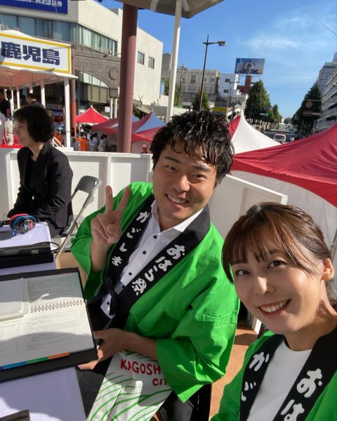 山下香織アナのおはら祭り画像